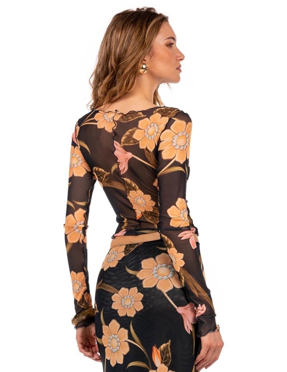 Top cuello redondo escote sin escote tirante sin tirantes 3
